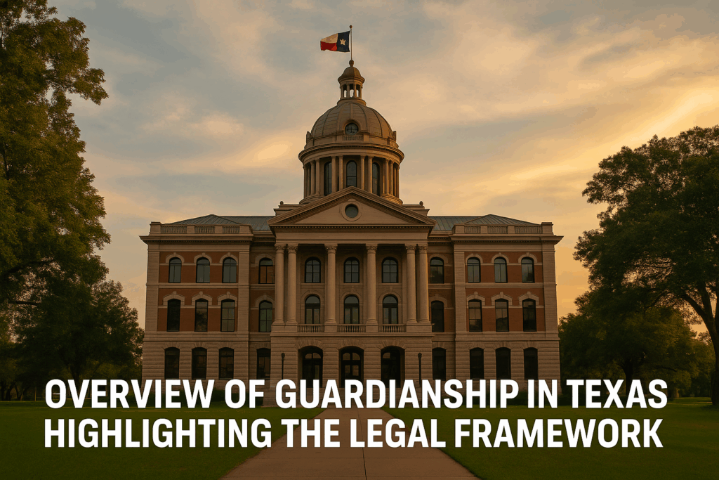 Overview of guardianship in Texas highlighting the legal framework.