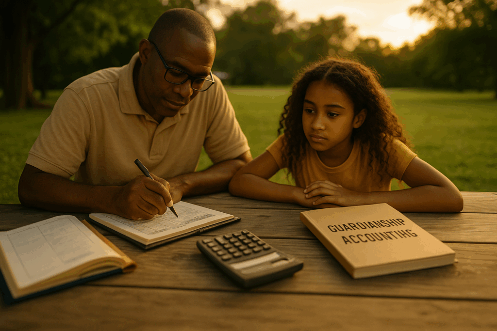 An illustration depicting the importance of proper guardianship accounting.